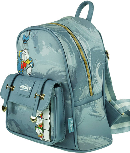 Donald Duck 11" Vegan Leather Mini Backpack - A21830 - GTE Zone