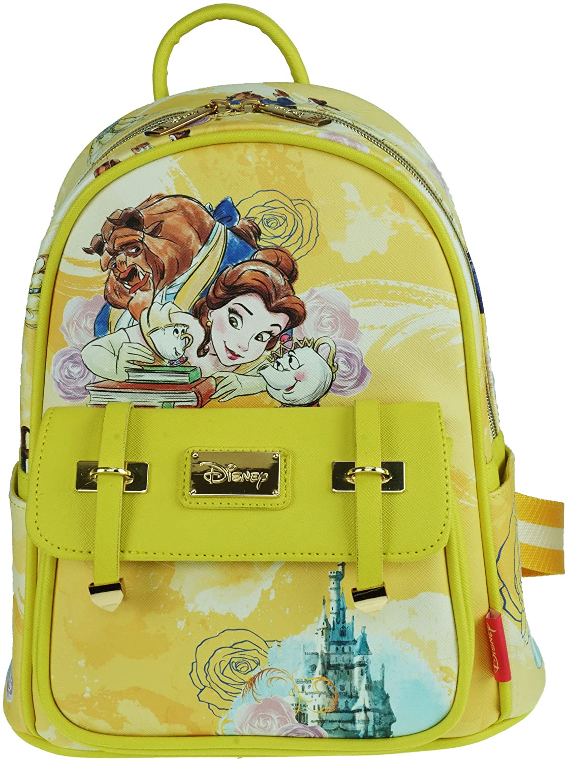 Beauty and the Beast 11" Vegan Leather Mini Backpack - A21951 - GTE Zone
