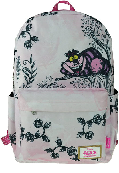 Classic Disney Cheshire Cat Backpack with Laptop Compartment for School - GTE Zone