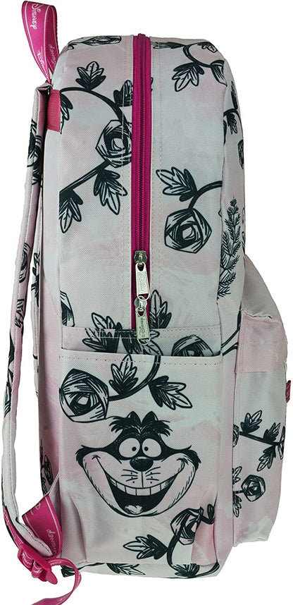 Classic Disney Cheshire Cat Backpack with Laptop Compartment for School - GTE Zone