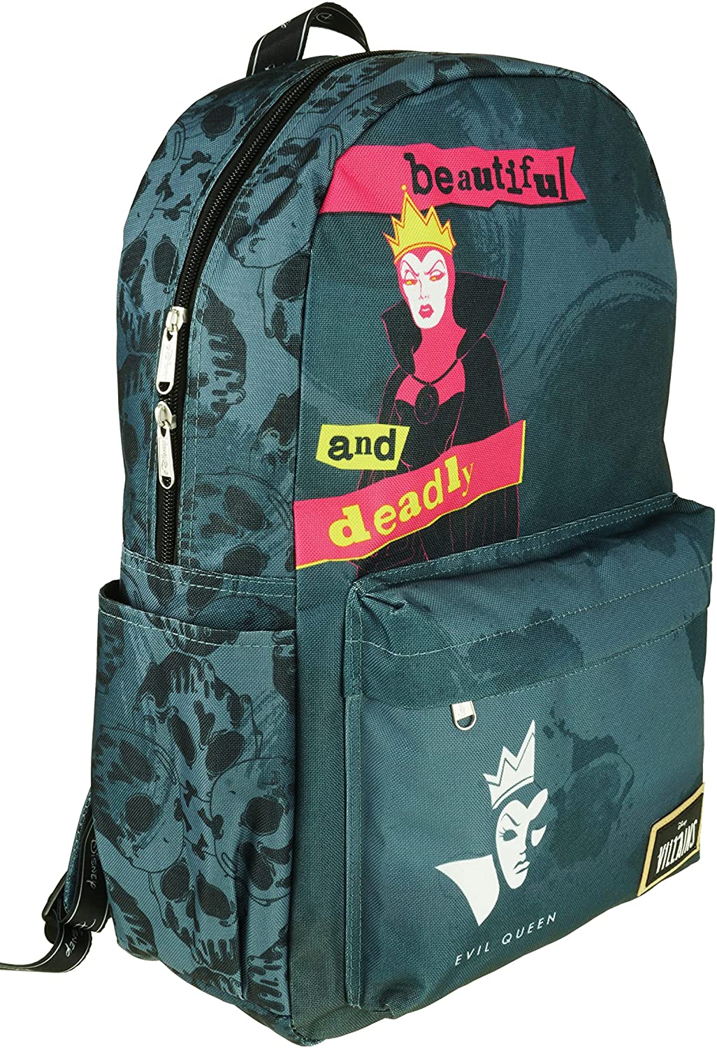 Classic Disney Villains - Evil Queen Backpack with Laptop Compartment for School (Evil Queen) - GTE Zone