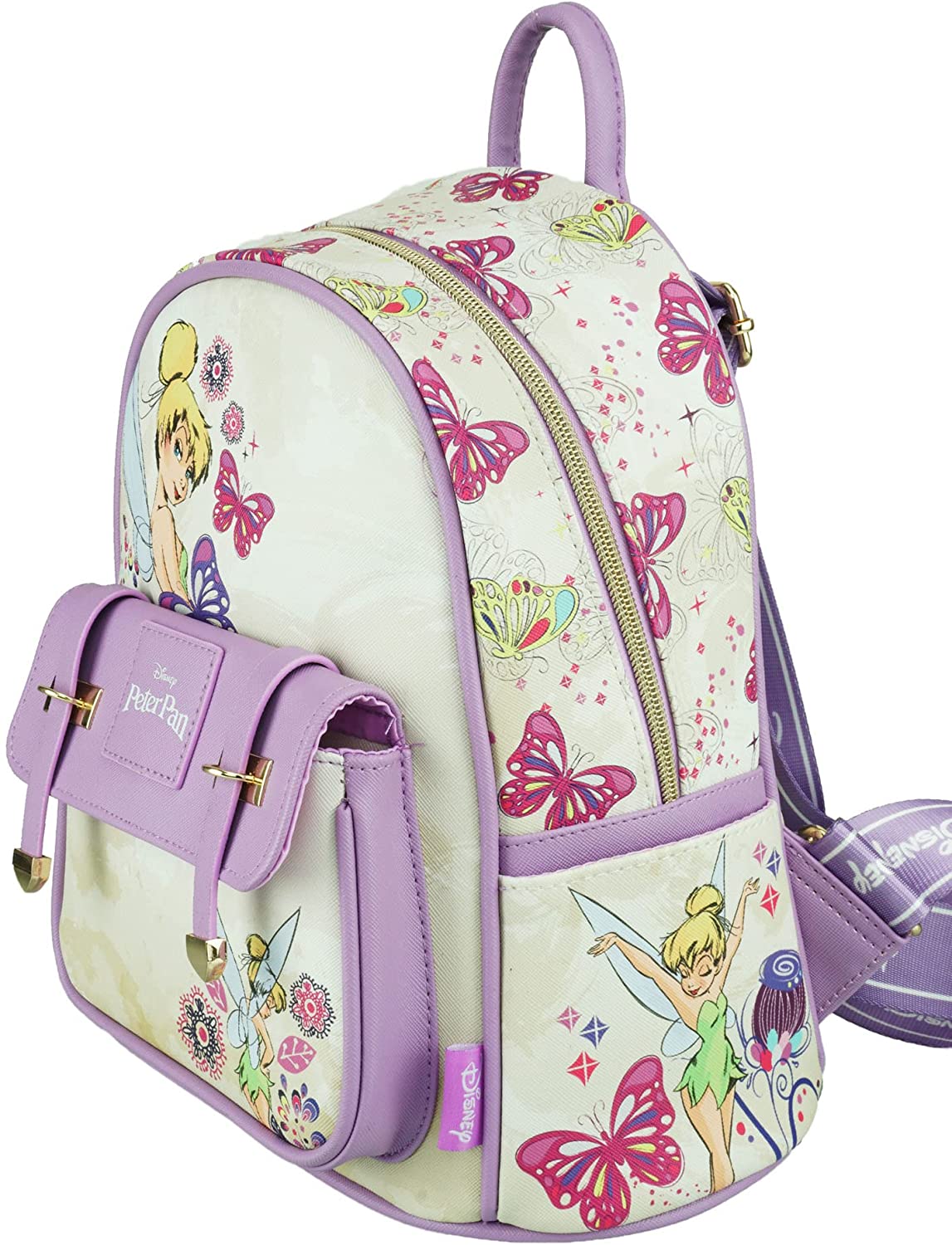 Peter Pan - Tinker Bell - Wondapop 11 Inch Vegan Leather Mini Backpack