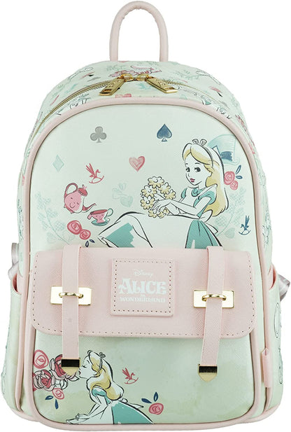 Alice in Wonderland - Wondapop 11 Inch Vegan Leather Mini Backpack