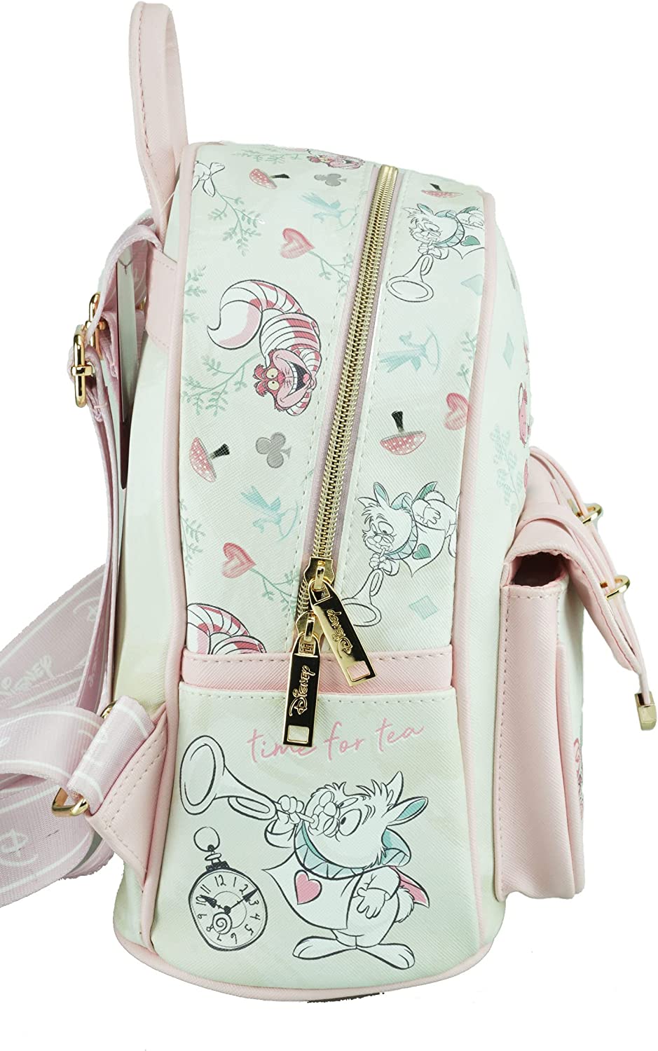 Alice in Wonderland - Wondapop 11 Inch Vegan Leather Mini Backpack