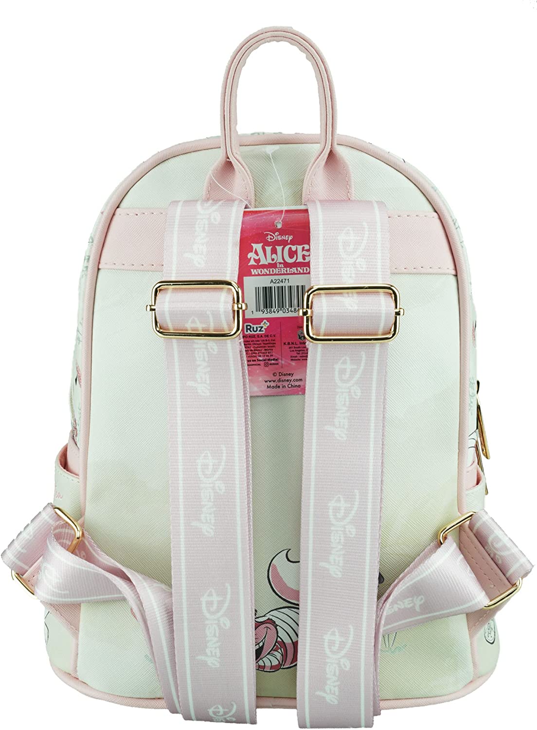 Alice in Wonderland - Wondapop 11 Inch Vegan Leather Mini Backpack