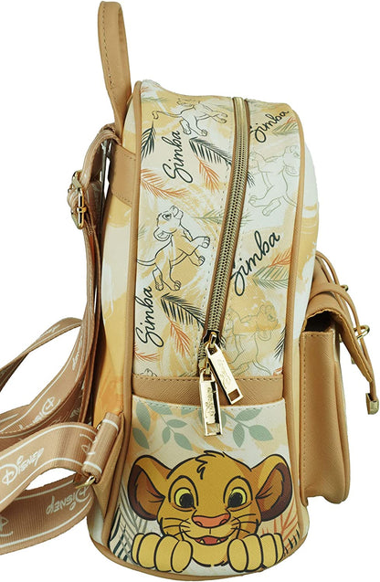 The Lion King - Simba & Nala - Wondapop 11 Inch Vegan Leather Mini Backpack - A22503