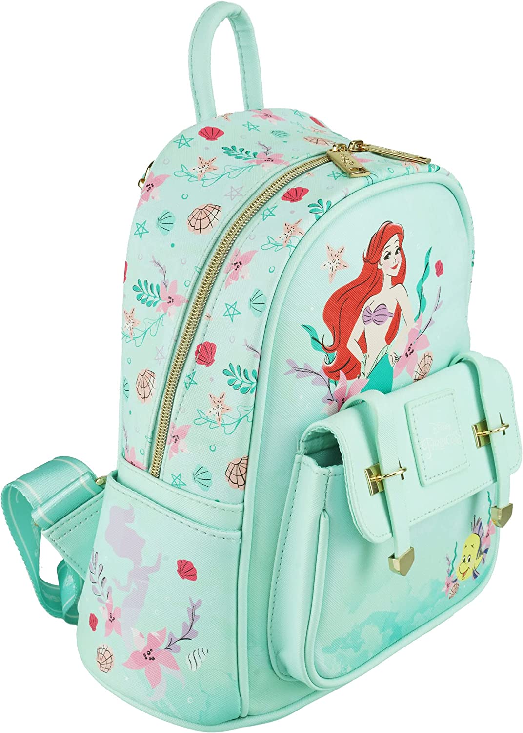 The Little Mermaid - Wondapop 11 Inch Vegan Leather Mini Backpack - A22502