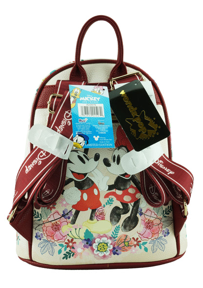 NEW Mickey & Minnie - Wondapop 11 Inch Vegan Leather Mini Backpack