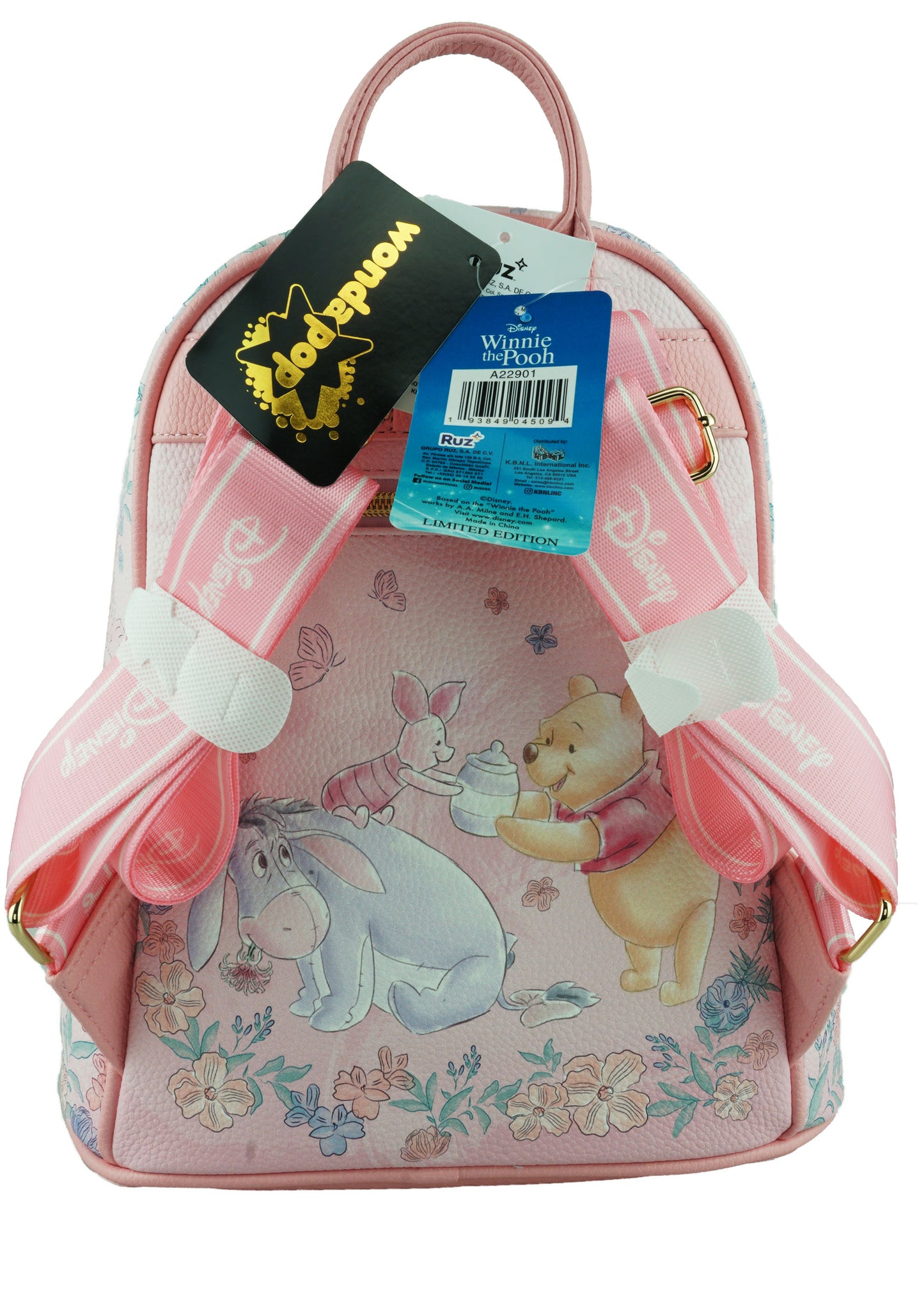 NEW Winnie the Pooh - Piglet - Wondapop 11 Inch Vegan Leather Mini Backpack