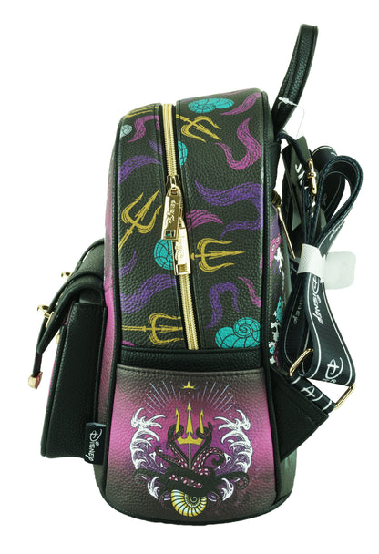 NEW Villains - Ursula - Wondapop 11 Inch Vegan Leather Mini Backpack