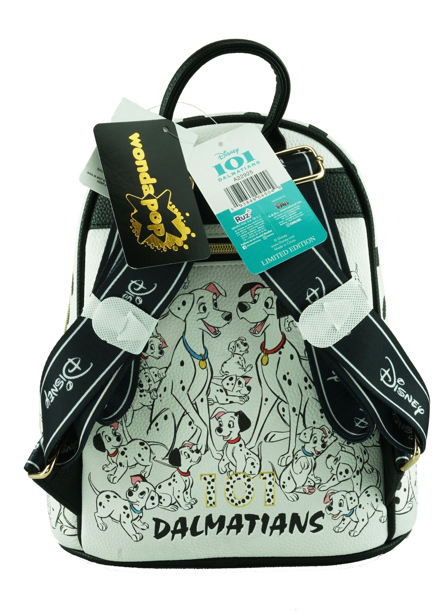 NEW 101 Dalmatians - Wondapop 11 Inch Vegan Leather Mini Backpack