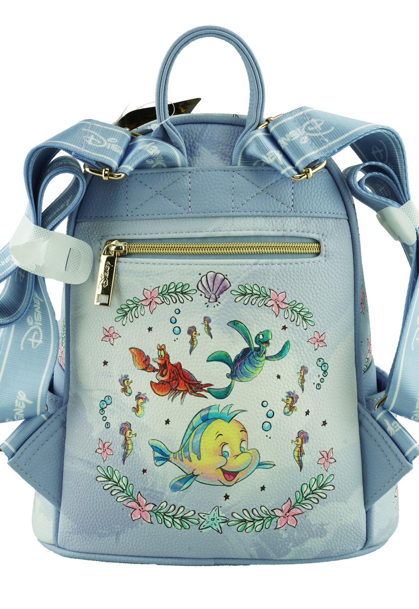 NEW The Little Mermaid - Ariel - Wondapop 11 Inch Vegan Leather Mini Backpack