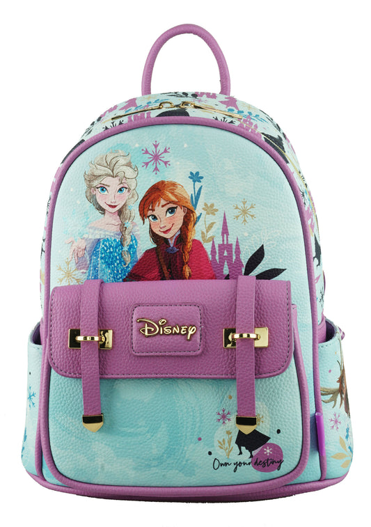 NEW Disney Frozen Elsa and Anna - Wondapop 11 Inch Vegan Leather Mini Backpack