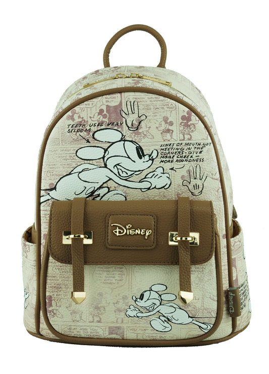 NEW Disney Mickey Mouse - Wondapop 11 Inch Vegan Leather Mini Backpack