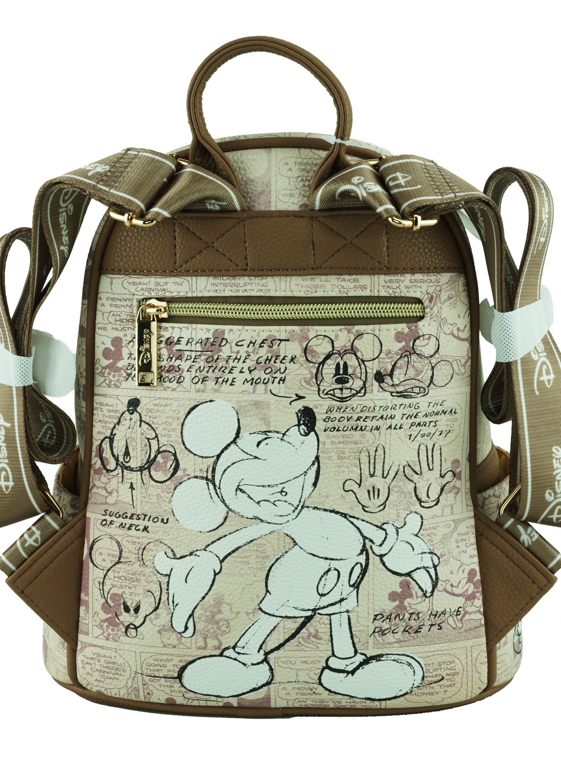 Disney Donald Duck 11-inch Vegan Leather Mini Backpack