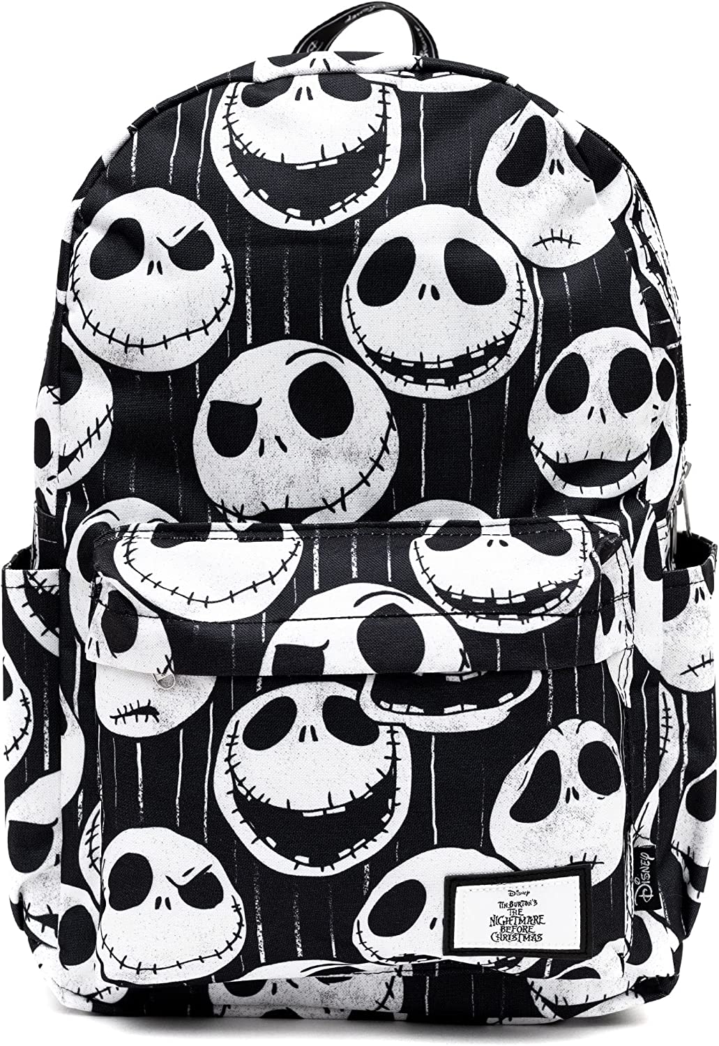 Disney - Nightmare Before Christmas Jack Skellington - 17" Full Size Nylon Backpack - Wondapop