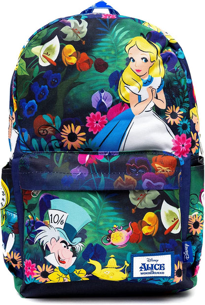 Disney - Alice in Wonderland - 17" Full Size Nylon Backpack - Wondapop