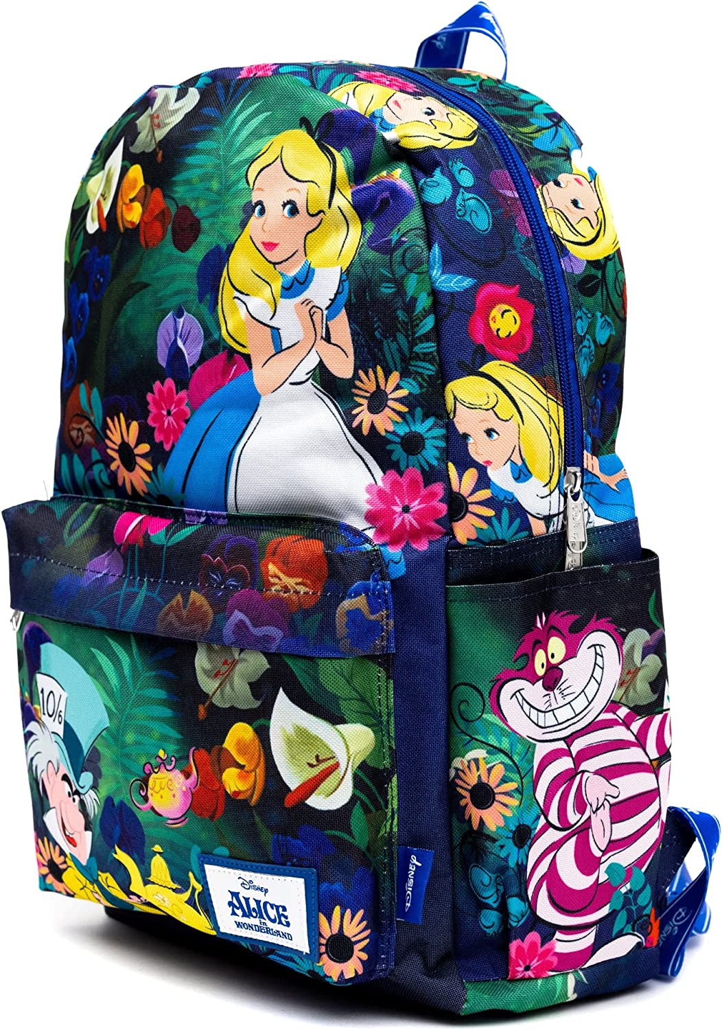 Disney - Alice in Wonderland - 17" Full Size Nylon Backpack - Wondapop