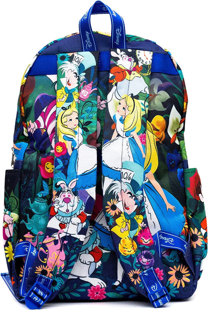 Disney - Alice in Wonderland - 17" Full Size Nylon Backpack - Wondapop