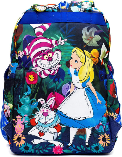 Disney - Alice in Wonderland - 17" Full Size Nylon Backpack - Wondapop