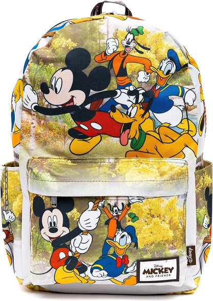 Disney - Mickey Mouse and Friends 17" Full Size Nylon Backpack - Wondapop