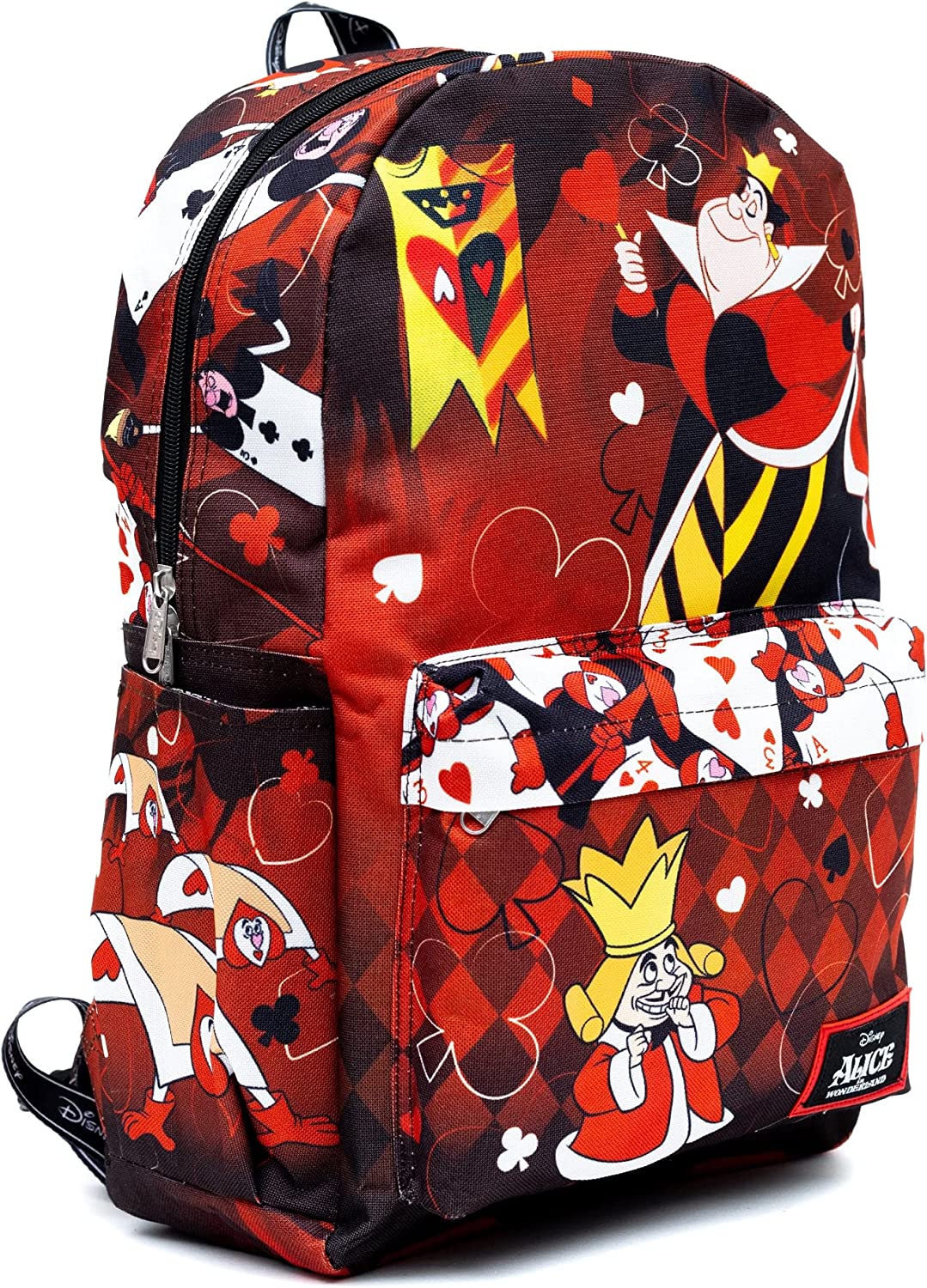 Disney - Alice in Wonderland - Queen of Hearts - 17" Full Size Nylon Backpack - Wondapop