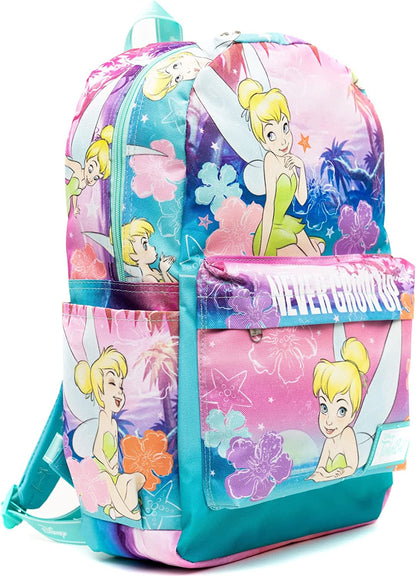Disney - Peter Pan Tinkerbell 17" Full Size Nylon Backpack - Wondapop