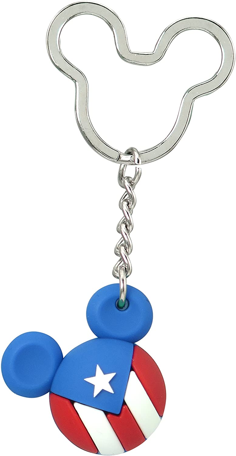 Disney Mickey Icon Ball Key Ring - Puerto Rico