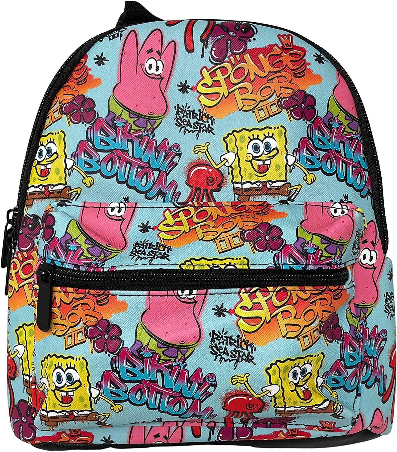 Spongebob Squarepants Deluxe Small Allover Print 10" Backpack - GTE Zone