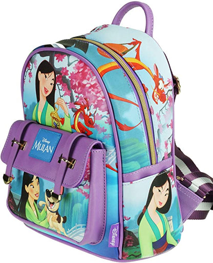 NEW Mulan 11" Faux Leather Mini Backpack - A20525 - GTE Zone